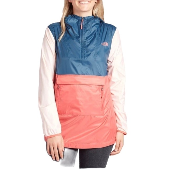 ⭐️HP⭐️SzXS The North Face Giacca Donna Fanorak in Spiced Coral Multi EUC - Picture 4 of 16